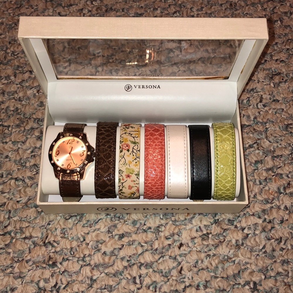 A Watch with Interchangeable Bands